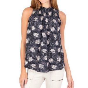 Joie Smocked Neck Sleeveless Top NWOT Size XL